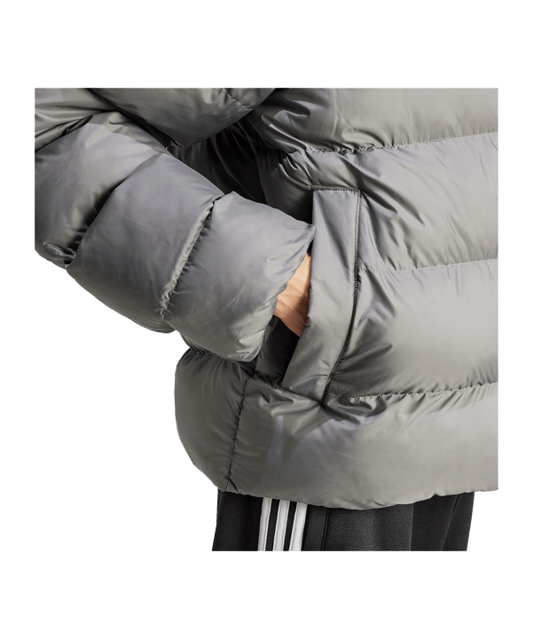 adidas Originals Commercial Puff Daunen Jacke Grau - grau