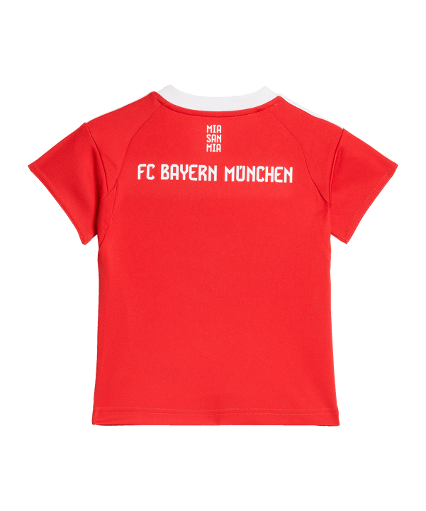 adidas FC Bayern München Baby Trikot Set Home 2025/2026 Kids Rot - rot