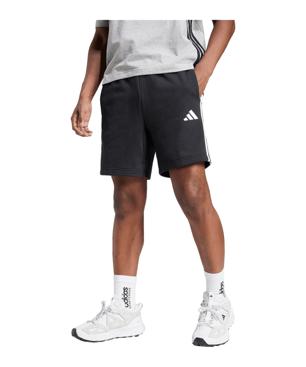 adidas Essential 3 Stripes Short Schwarz - schwarz