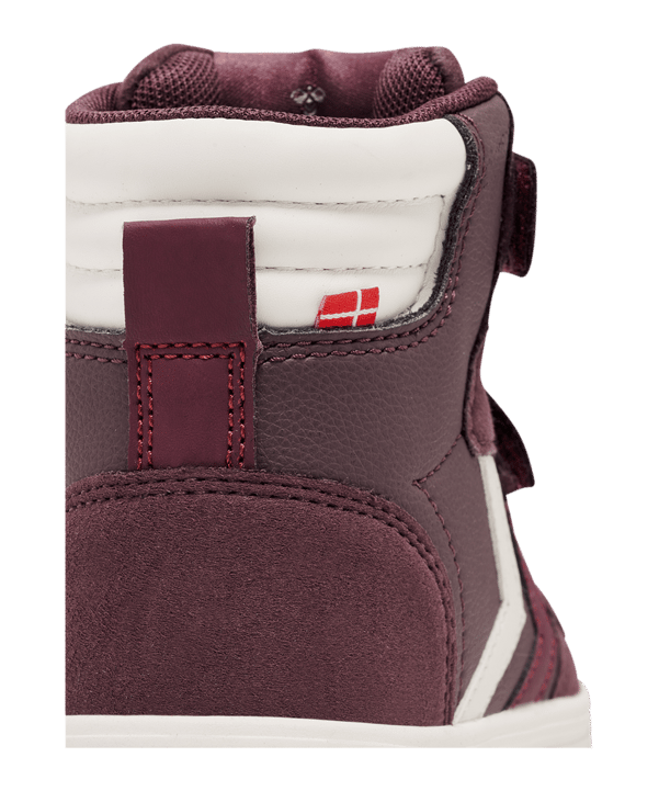 Hummel Slimmer Stadil Leather High Sneaker Kids Blau F7666 - blau