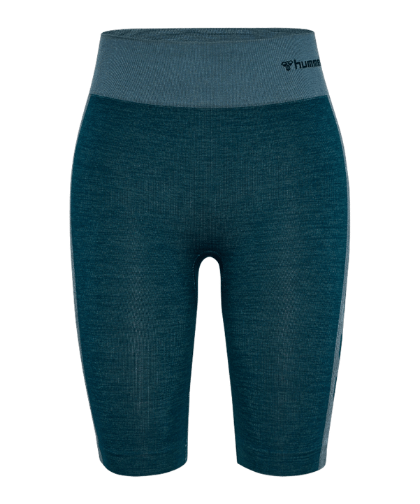 Hummel Clea Seamless Cycling Short Damen Grün F6301 - gruen