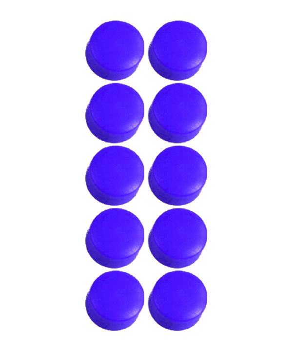 Cawila PRO Rundmagnet 10er Set 10mm Blau - blau