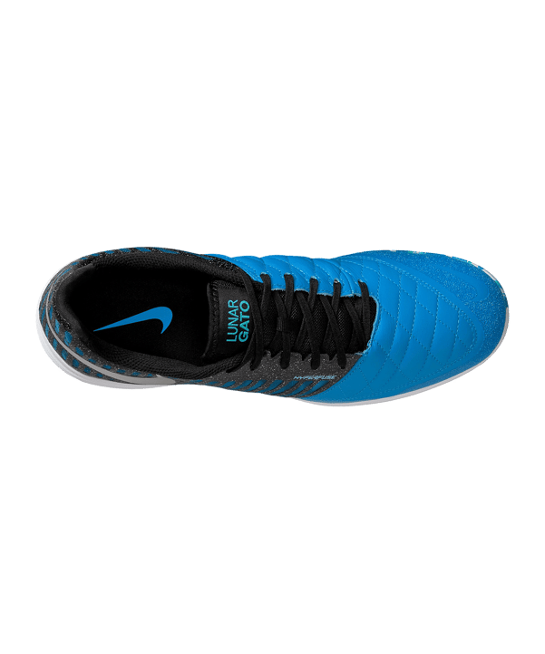 Nike Lunargato II IN Hellblau F014 - schwarz
