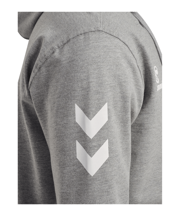 Hummel Go 2.0 Chevron Kapuzenjacke Grau F2006 - grau