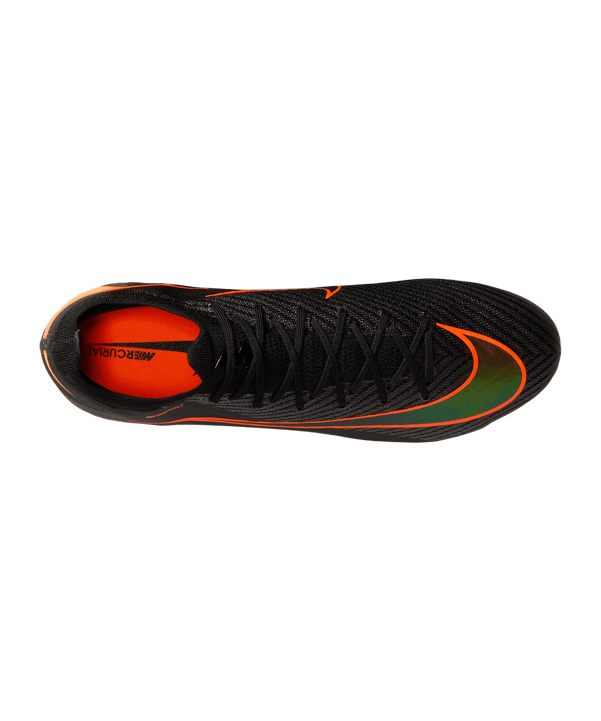 Nike Mercurial Air Zoom Vapor XVI Elite LV8 FG Heat Up Schwarz F088 - schwarz