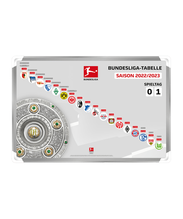 Sport Bild Bundesliga Magnettabelle 2022 23 Magnettabelle Bundesliga 2022/2023 | Fan-Shop | Verein