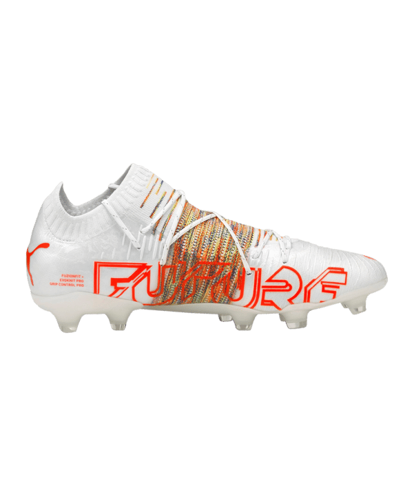 Puma Future Z Spectra 1 1 Fg Ag Weiss Rot F03 Fussballschuh Nocken Rasen