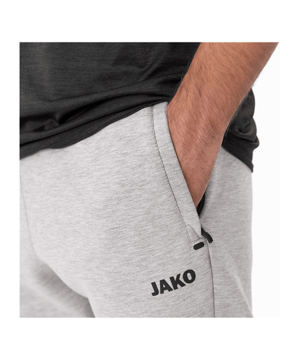JAKO Premium Basic Pantalon d'entraînement Gris C40 - gris