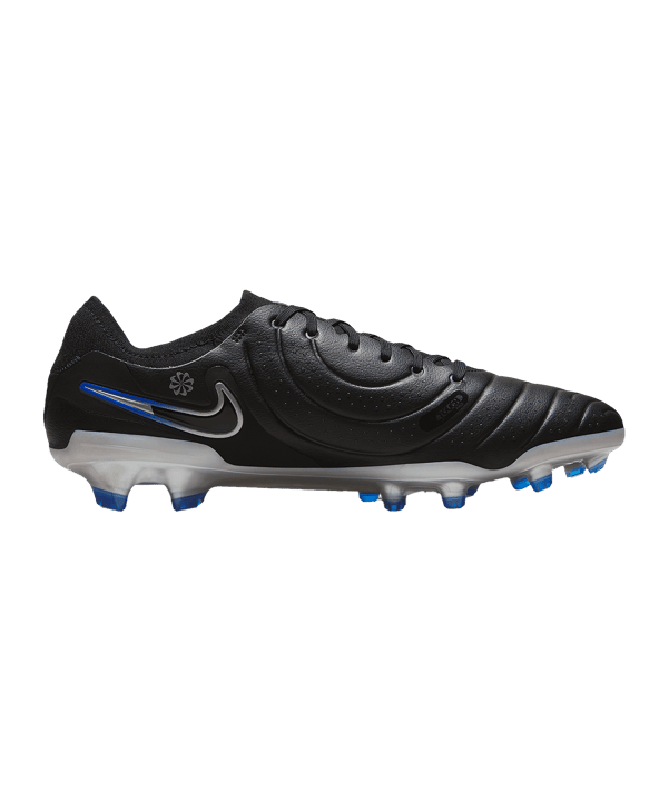 Nike Tiempo Legend X Pro FG Shadow Schwarz Silber Blau F040 - schwarz