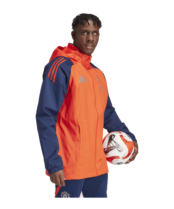 adidas Manchester United Regenjacke Rot - rot