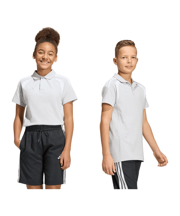 adidas Tiro 26 League Polo Kids Grau - grau