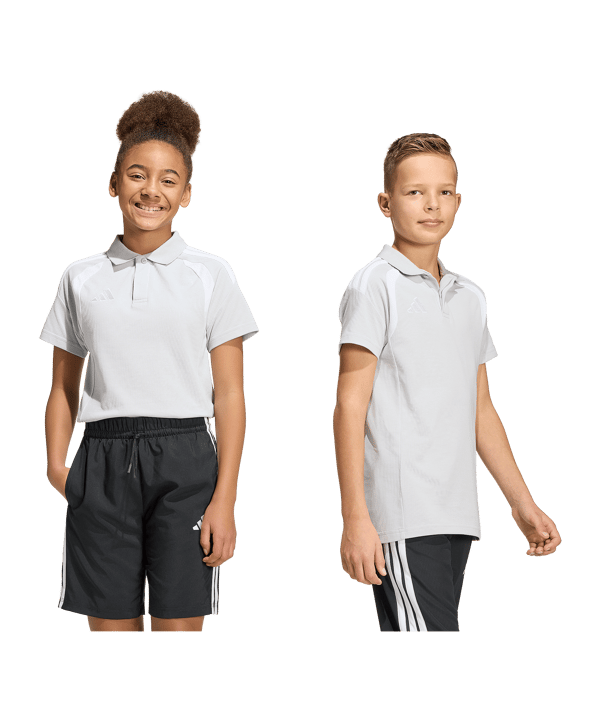 adidas Tiro 26 League Polo Kids Grau - grau