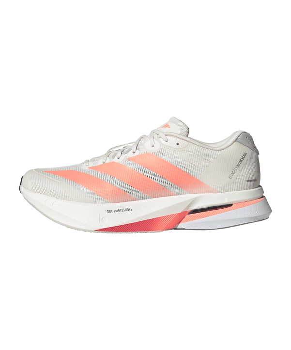 adidas Adizero Boston 13 Laufschuh Weiß - weiss