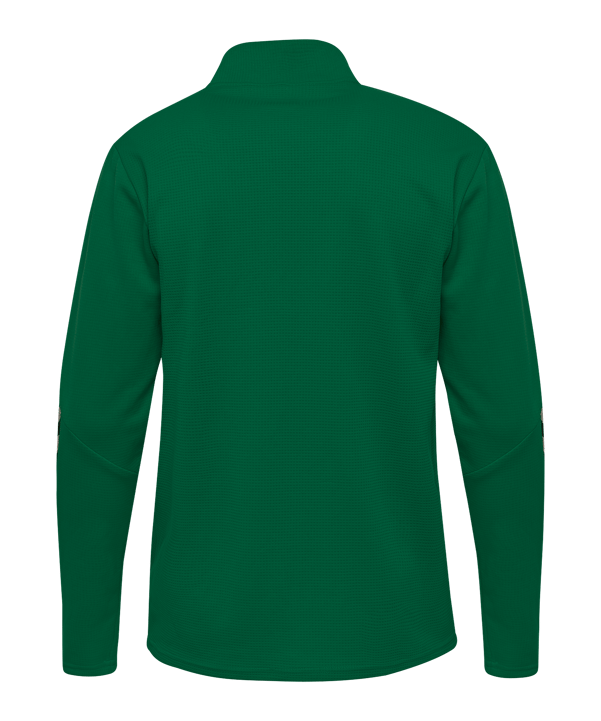 Hummel Authentic HalfZip Sweatshirt Grün F6140 - gruen