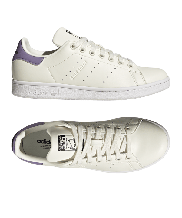 adidas Originals Stan Smith Damen Weiss Lila - weiss
