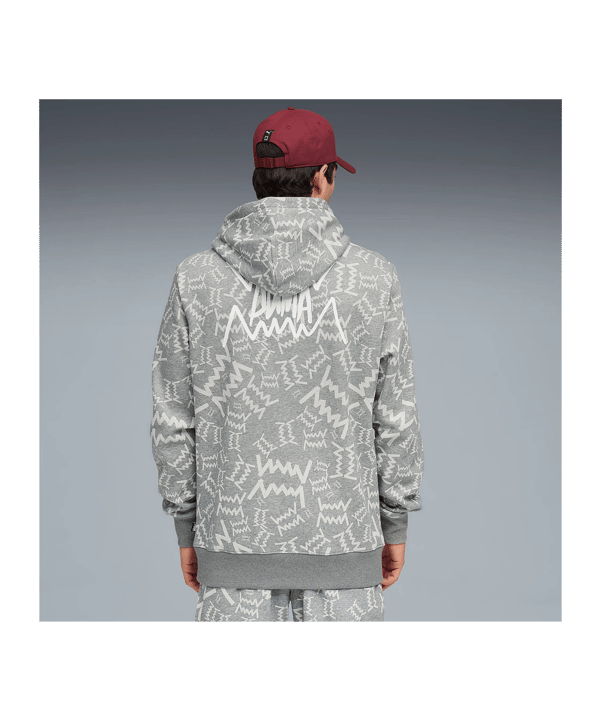 PUMA Teamjaws Post Game Hoody Grau F03 - grau