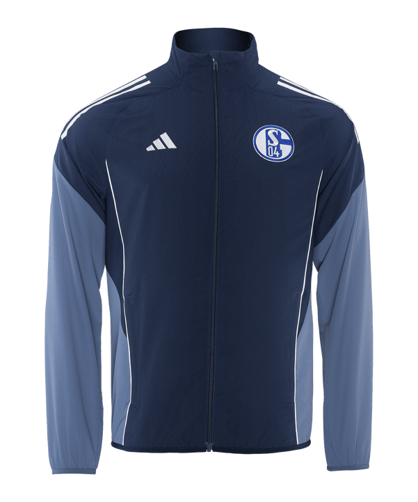 adidas FC Schalke 04 Giacca da presentazione Blu - blu