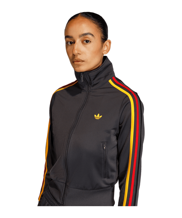 adidas Originals Firebird Classic Track Top Jacke Damen Schwarz - schwarz