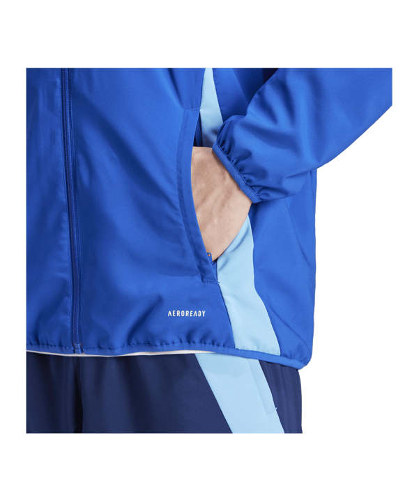 adidas Tiro 24 Competition Präsentationsjacke Blau - blau