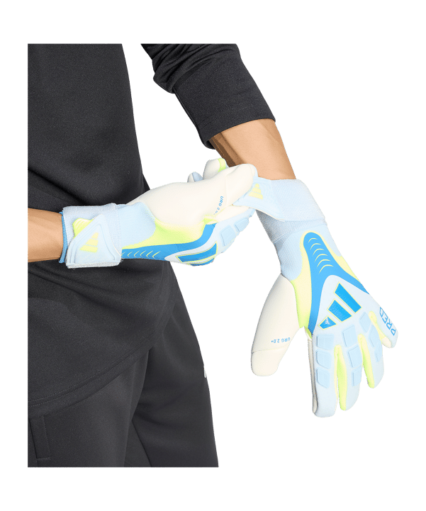 adidas Pred Gl Pro St Torwarthandschuhe Blau - blau