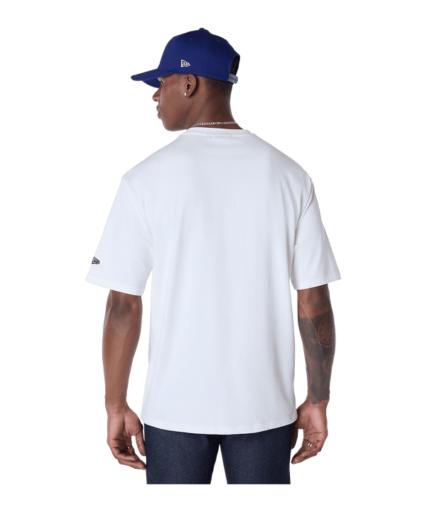 New Era MLB Los Angeles Dodgers Script Graphic T-Shirt Weiß - weiss