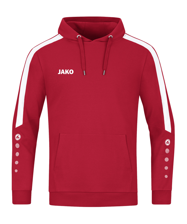 JAKO Power Hoody Damen Rot Weiss F100 - rot