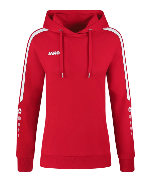JAKO Power Hoody Dames Rood K100 - rood
