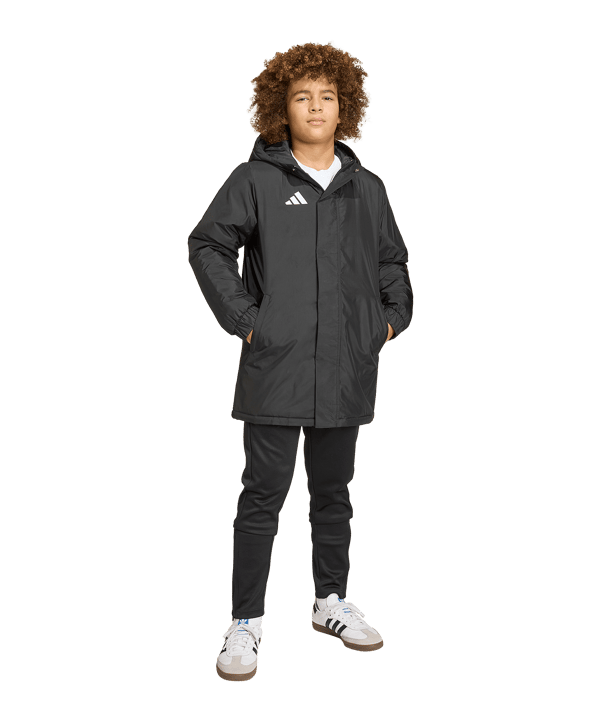 adidas Entrada 26 Winterjacke Kids Schwarz - schwarz