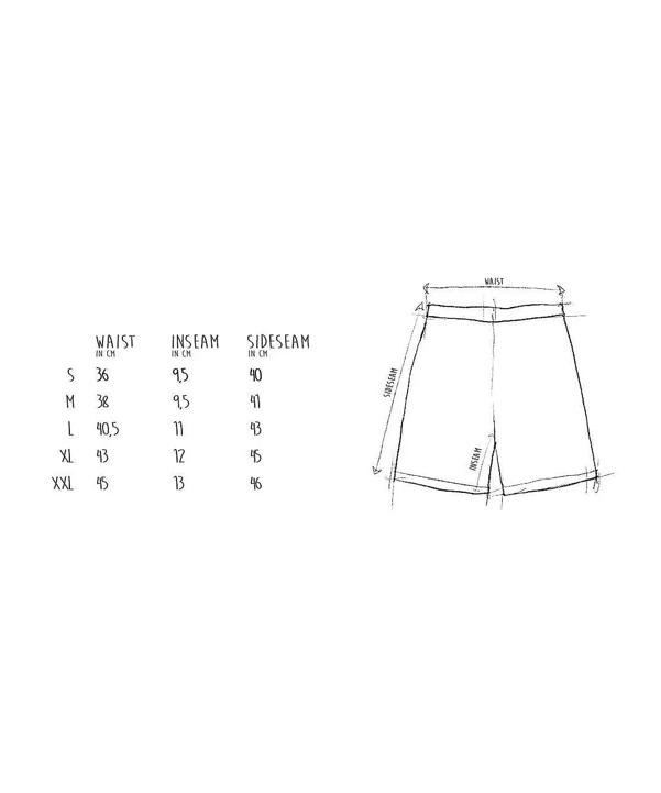 Bucketz All Day Mesh Short Rot - rot