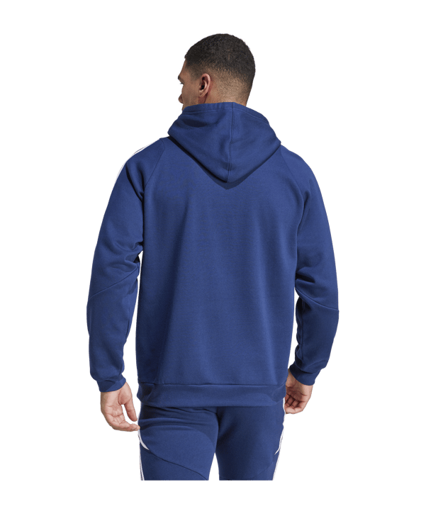 adidas Tiro 24 Hoody Blau Weiss - blau