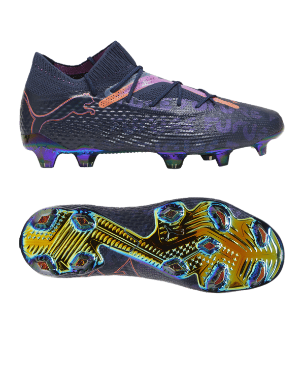 PUMA FUTURE 7 Ultimate FG/AG Teaser FTR Blau Pink F01 - blau