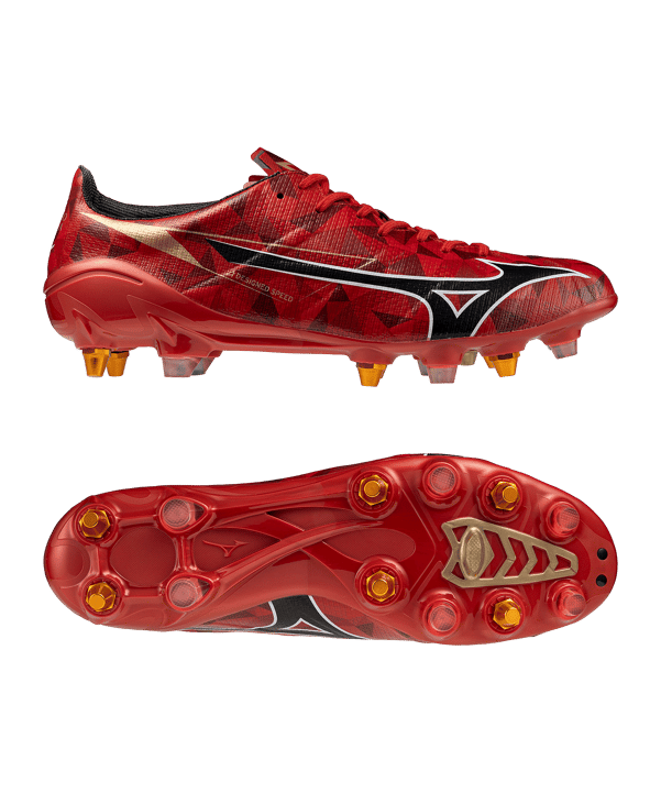 Mizuno Alpha II Japan Mix SG Ruby Red 40th Anniversary Rot F60 - rot