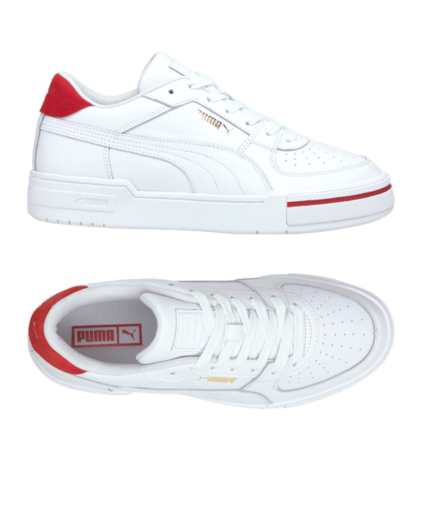 PUMA CA Pro Heritage Weiss Rot F02 - weiss