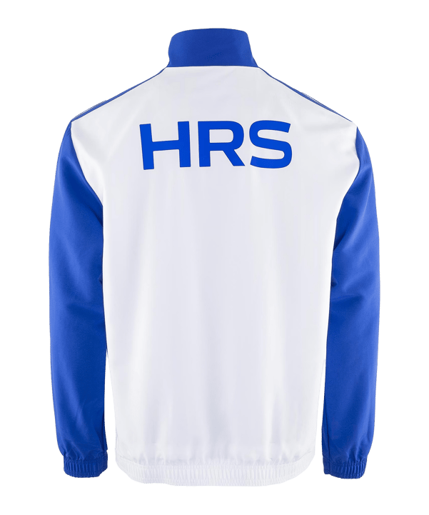 adidas FC Schalke 04 Anthem Präsentationsjacke Weiß - weiss