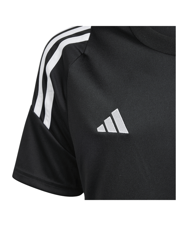 adidas Tiro 24 Trikot Kids Schwarz Weiss - schwarz