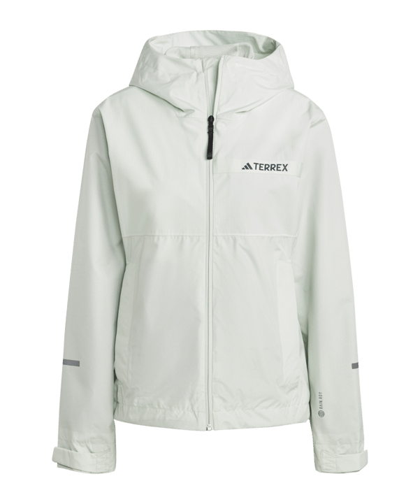 adidas Terrex Multi RAIN.RDY 2-Layer Rain Jacket 2 Green - gruen