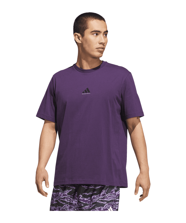 adidas Graphic T-Shirt Lila - lila