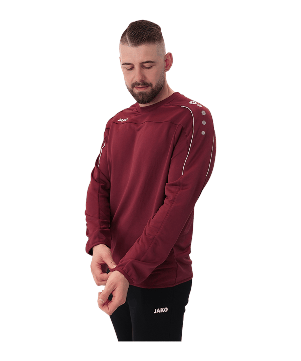 JAKO Classico Sweatshirt Kids Dunkelrot F14