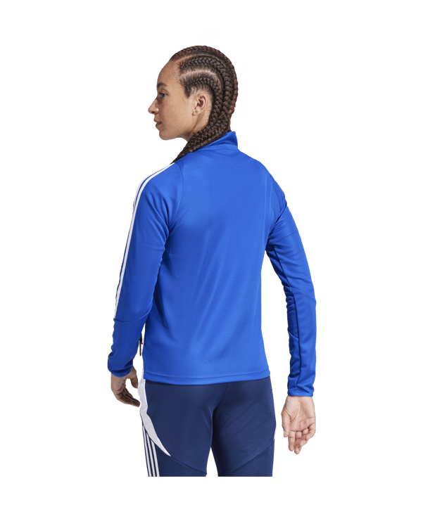 adidas Tiro 24 Trainingstop Damen Blau Weiss - blau