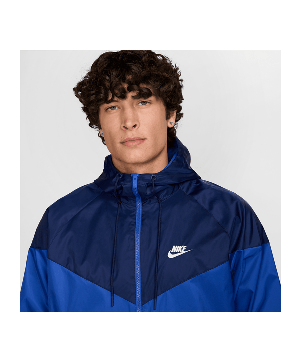 Nike Windrunner Kapuzenjacke Blau F481