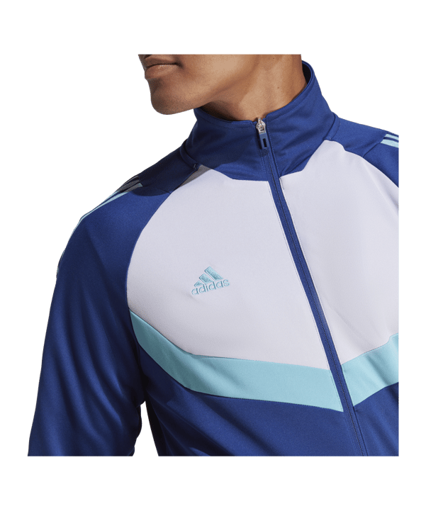 adidas Tiro Jacke Blau - blau