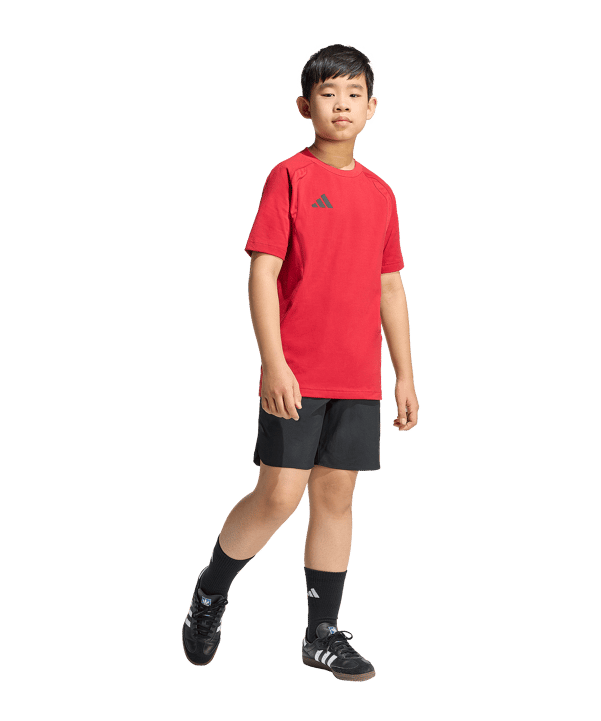 adidas Tiro Travel T-Shirt Kids Rot - rot