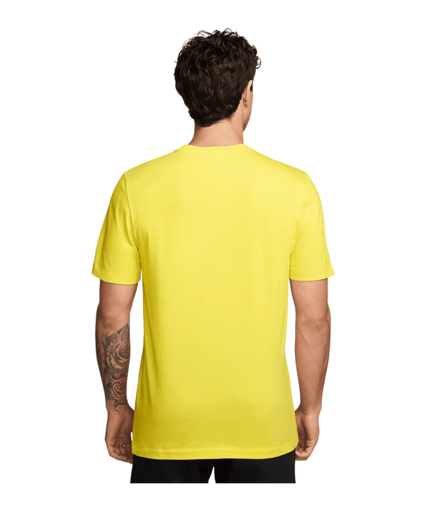 Nike Sportswear Club T-Shirt Gelb F704 - gelb