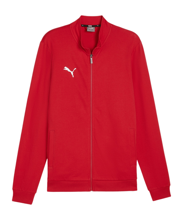 PUMA teamGOAL Casual Trainingsjacke Rot Weiss F01 - rot