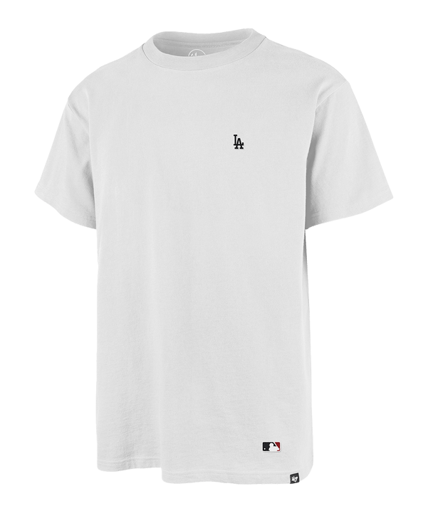 '47 Brand MLB LA Dodgers Base Runner T-Shirt Weiß - weiss