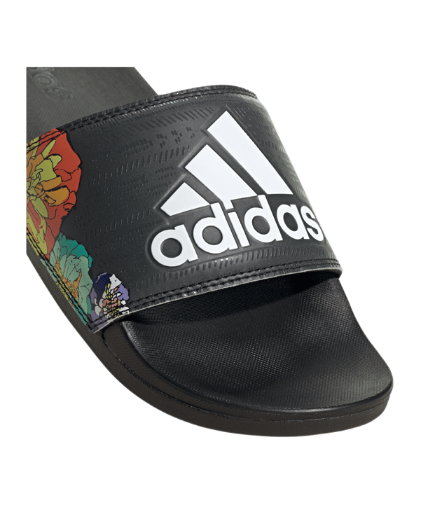 adidas Adilette Comfort Damen Schwarz Rot - schwarz