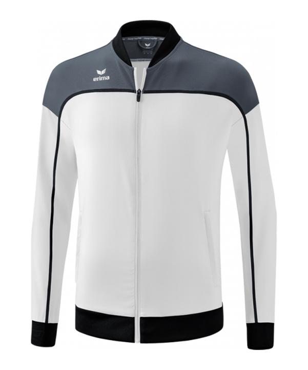 Erima Change by Präsentationsjacke Kids Weiss Grau - weiss