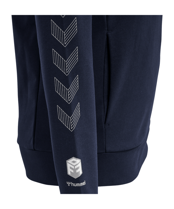 Hummel Move Grid Cotton Sweatshirt Damen Blau F7026 - blau