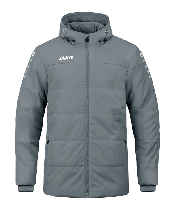 JAKO Team Veste à capuche Gris C840 - gris