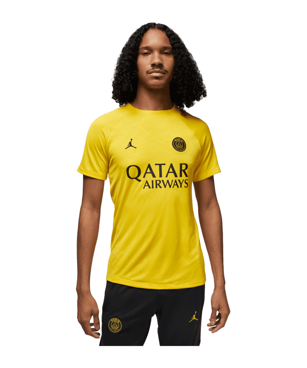 Jordan Paris St. Germain Prematch Shirt 2022/2023 Gelb F720 - gelb